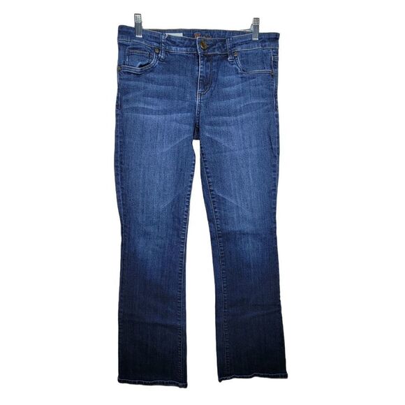 Kut From The Kloth Karen Baby Bootcut Denim Jeans Medium Wash Size 6 - Picture 1 of 12
